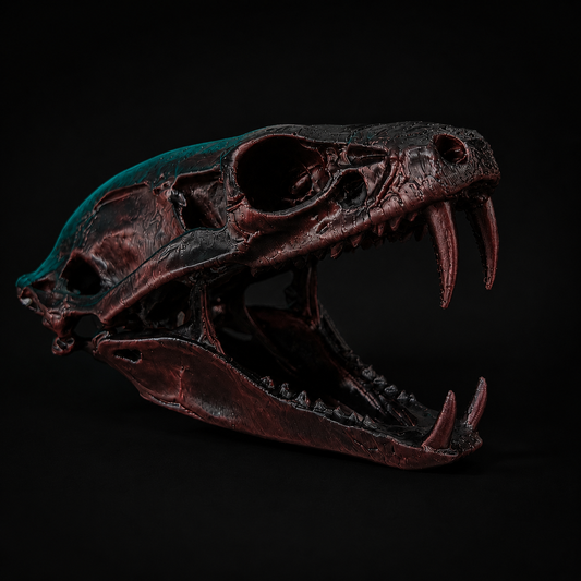 Reptile Skull Hide | 3D Printed Shelter for Snakes and Small Reptiles