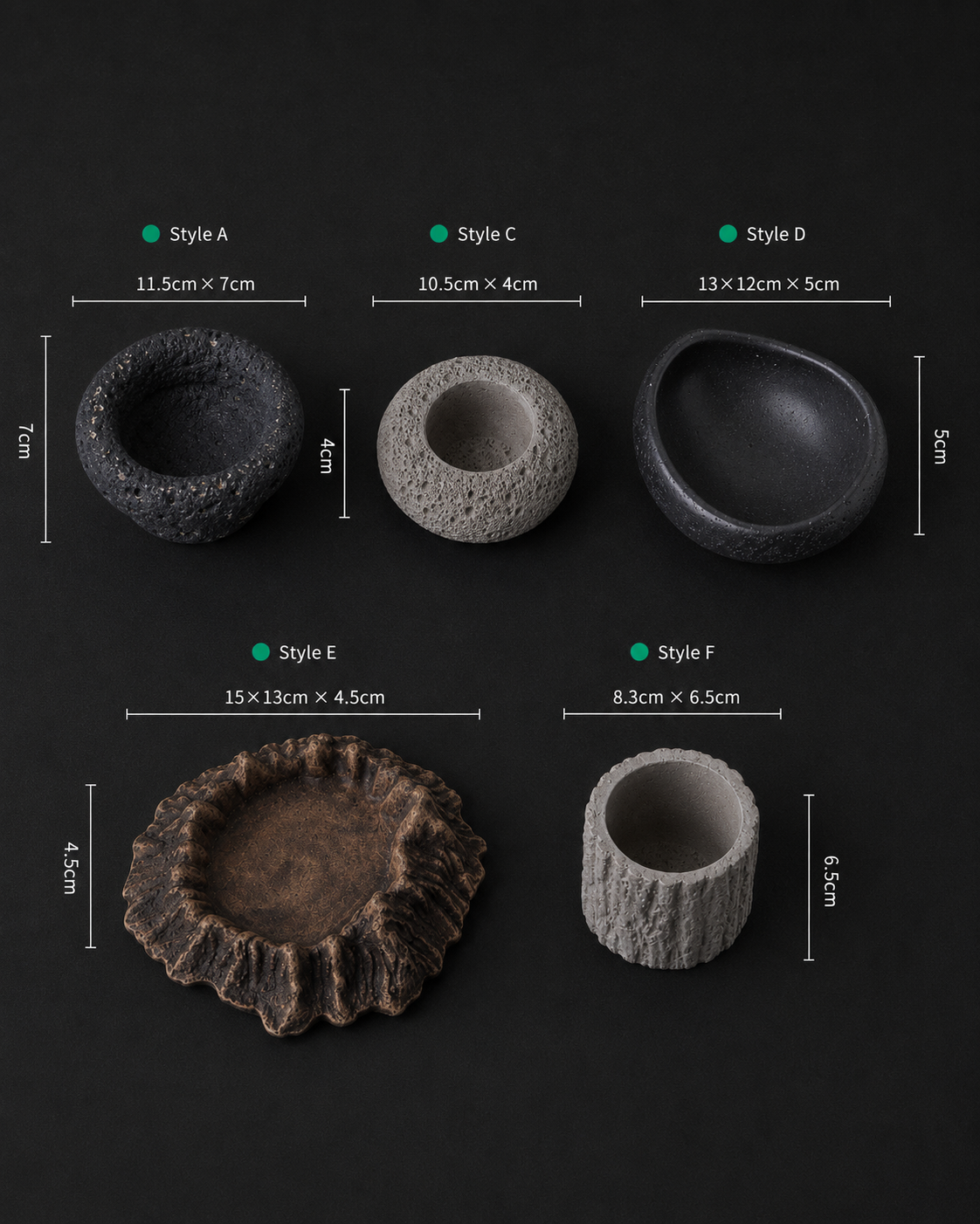 Terrain Log Bowl | Naturalistic Food & Water Dish for Lizards, Geckos & Snakes
