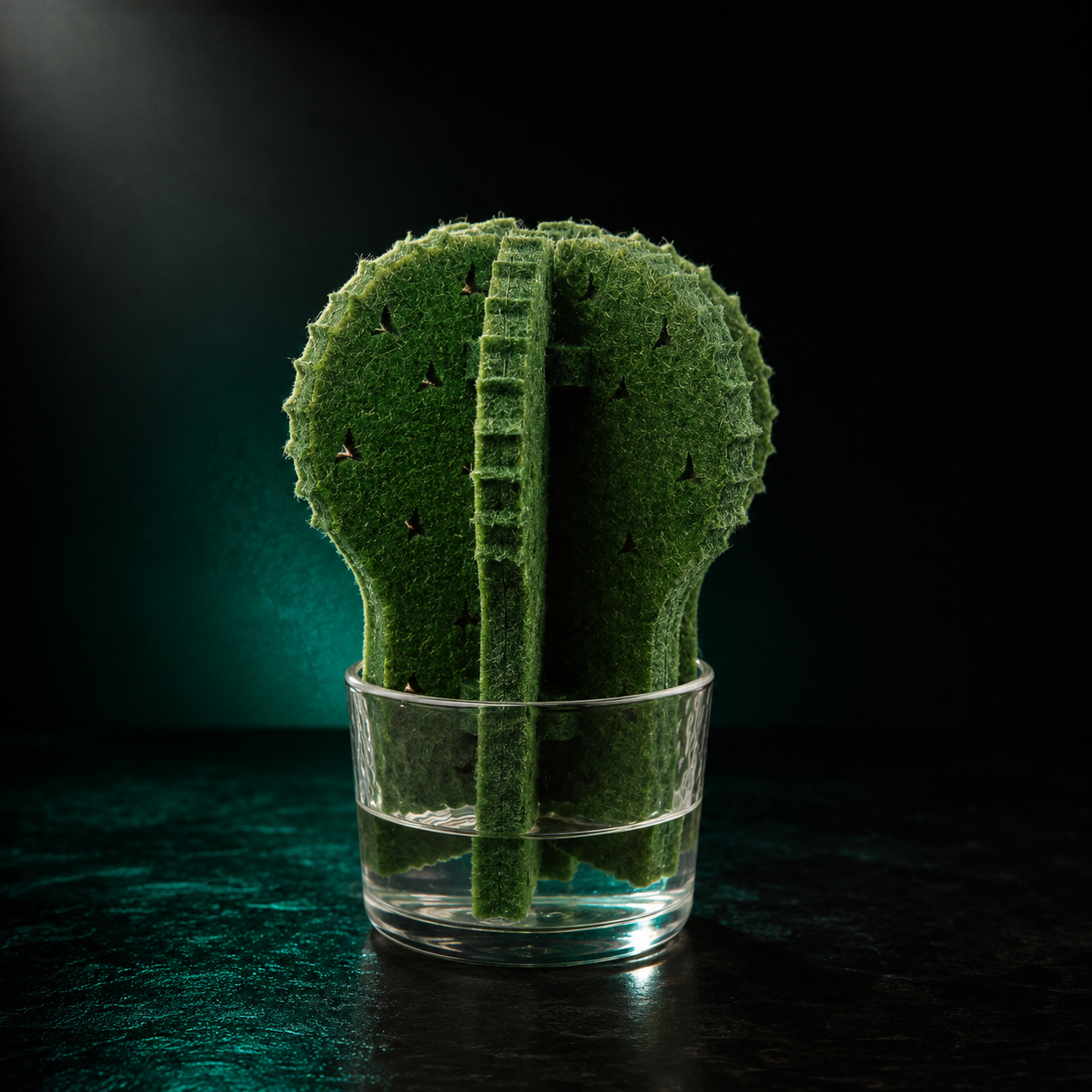 Cactus Terrarium Humidifier | Passive Moisture Support for Reptile Habitats