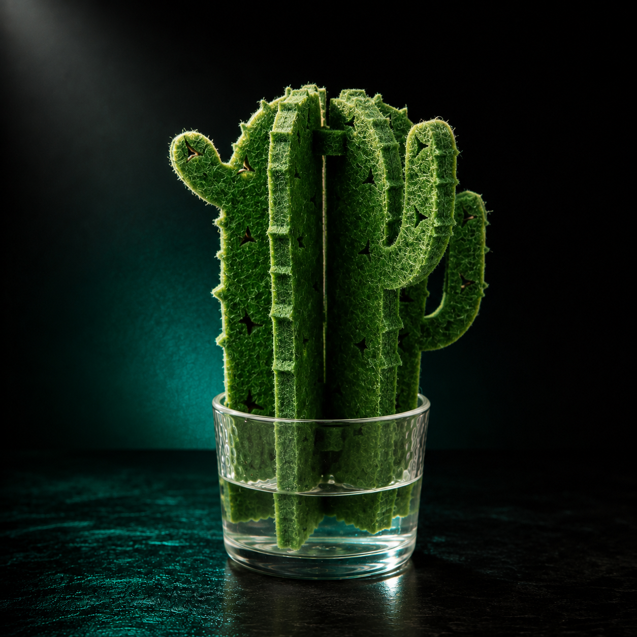 Cactus Terrarium Humidifier | Passive Moisture Support for Reptile Habitats