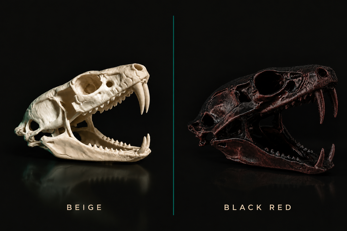 Reptile Skull Hide | 3D Printed Shelter for Snakes and Small Reptiles