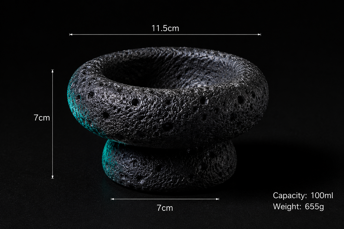 Terrain Log Bowl | Naturalistic Food & Water Dish for Lizards, Geckos & Snakes