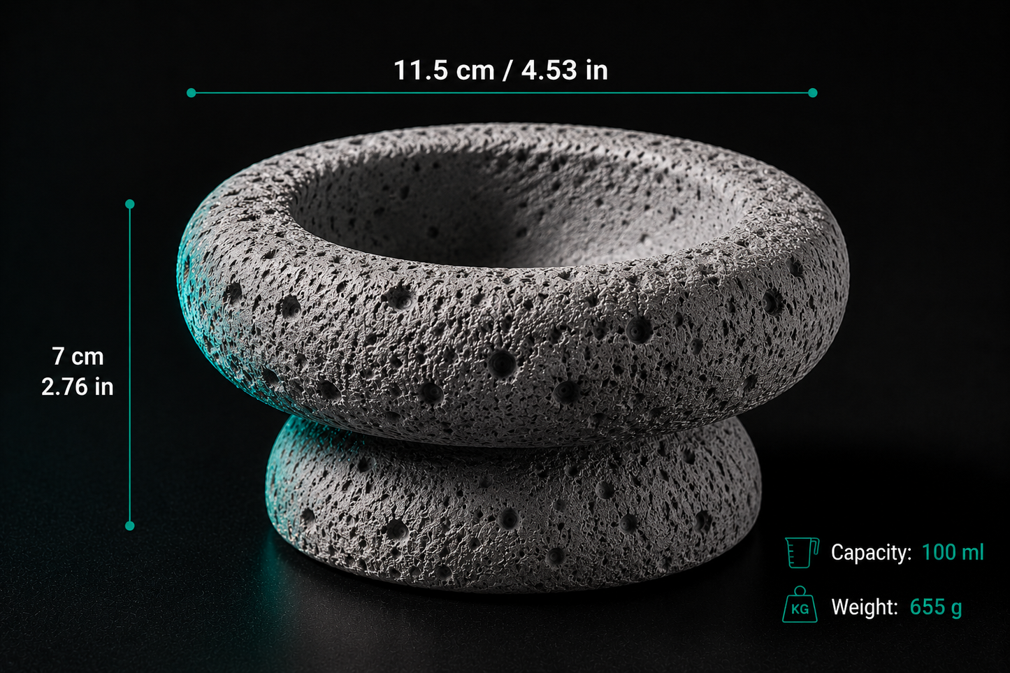 Terrain Log Bowl | Naturalistic Food & Water Dish for Lizards, Geckos & Snakes