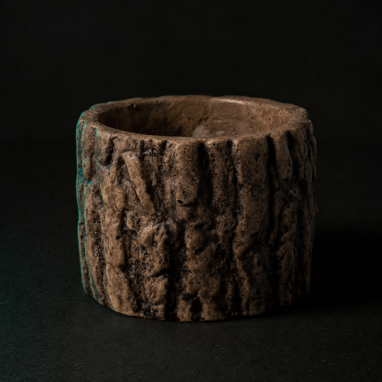 Terrain Log Bowl | Naturalistic Food & Water Dish for Lizards, Geckos & Snakes