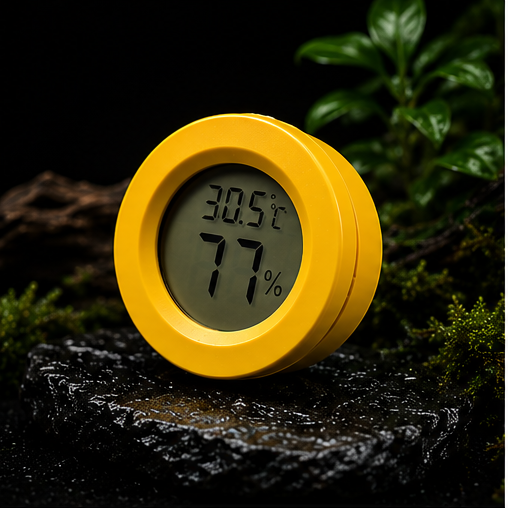 Digital Reptile Thermometer & Hygrometer | LCD Temperature & Humidity Monitor