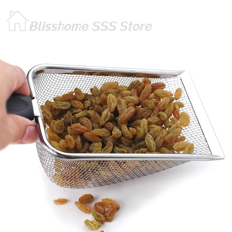 【S】Pet Cleaning Tools Stainless Steel Feces Shovel Net Cat Litter Shovel Reptiles Lizard Sand Shovel Mesh Screen Fecal