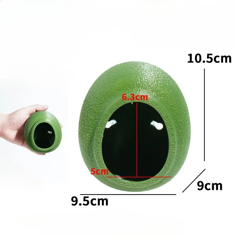 Reptile Hideouts Egg Cave with Suction Cups for Gecko Tree Frog Tarantula Spider Climbing Habitat Terrarium Décor