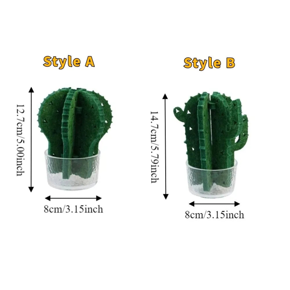 Cactus Shaped Reptile Humidifier Physical Humidification Moisturizing Terrarium Humidifier Decorative Reptile Humidifying System