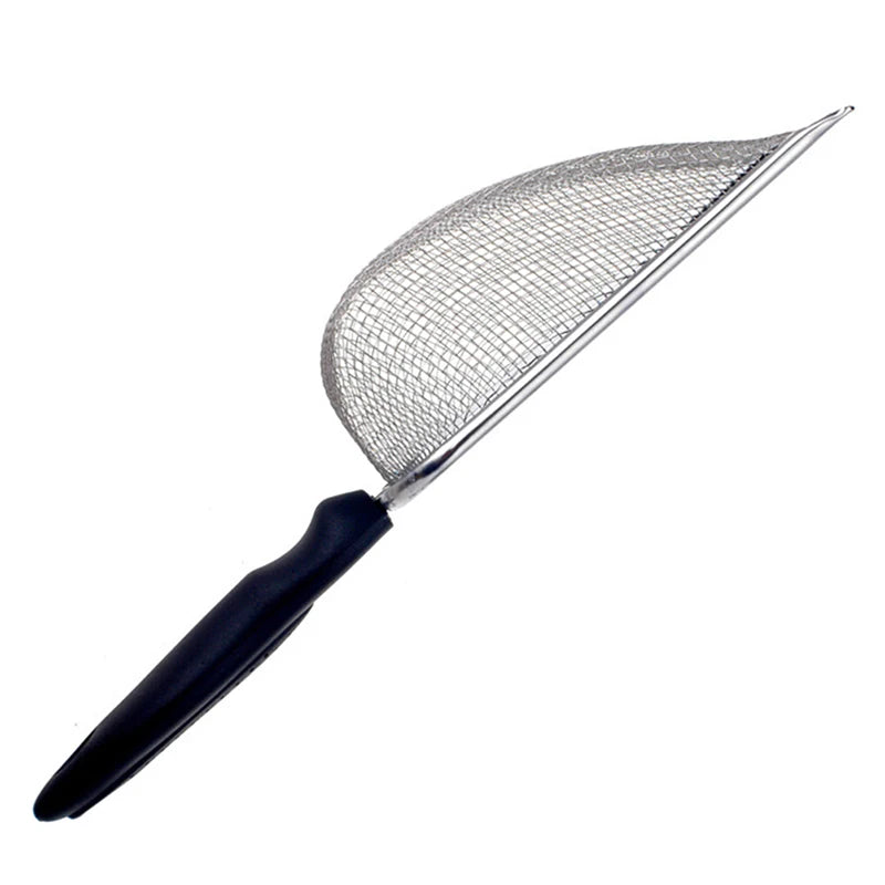 【S】Pet Cleaning Tools Stainless Steel Feces Shovel Net Cat Litter Shovel Reptiles Lizard Sand Shovel Mesh Screen Fecal