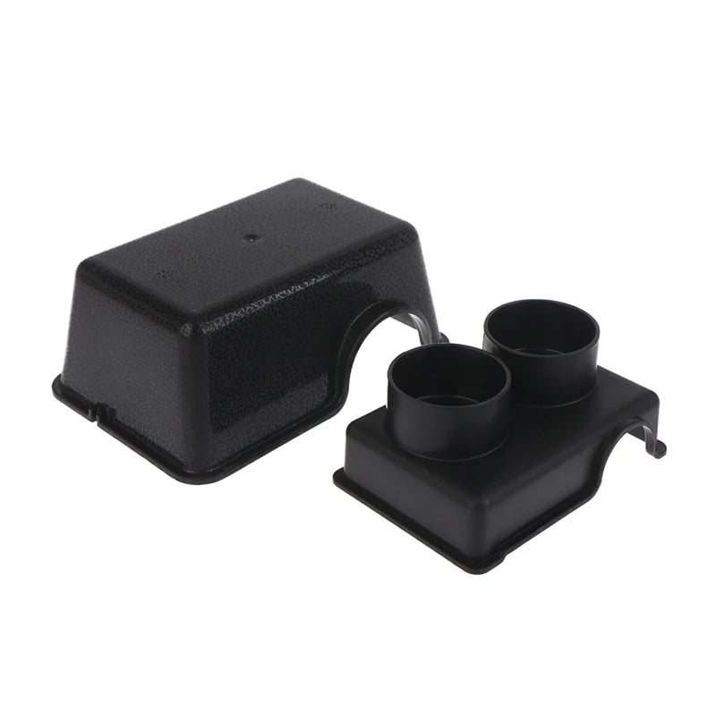 ▶1Pcs Reptile Hide Box Small Animal Hideaway Reptile Enclosure Black Ventilation Hiding Cave For Gecko Snake Spider Lizard