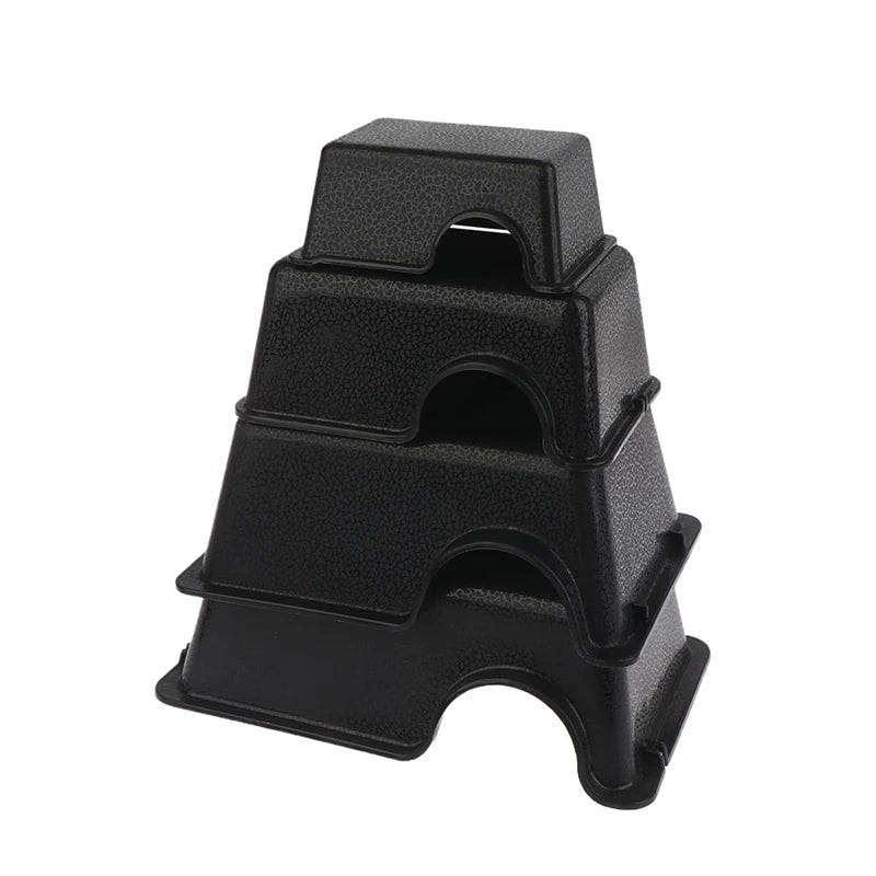 ▶1Pcs Reptile Hide Box Small Animal Hideaway Reptile Enclosure Black Ventilation Hiding Cave For Gecko Snake Spider Lizard
