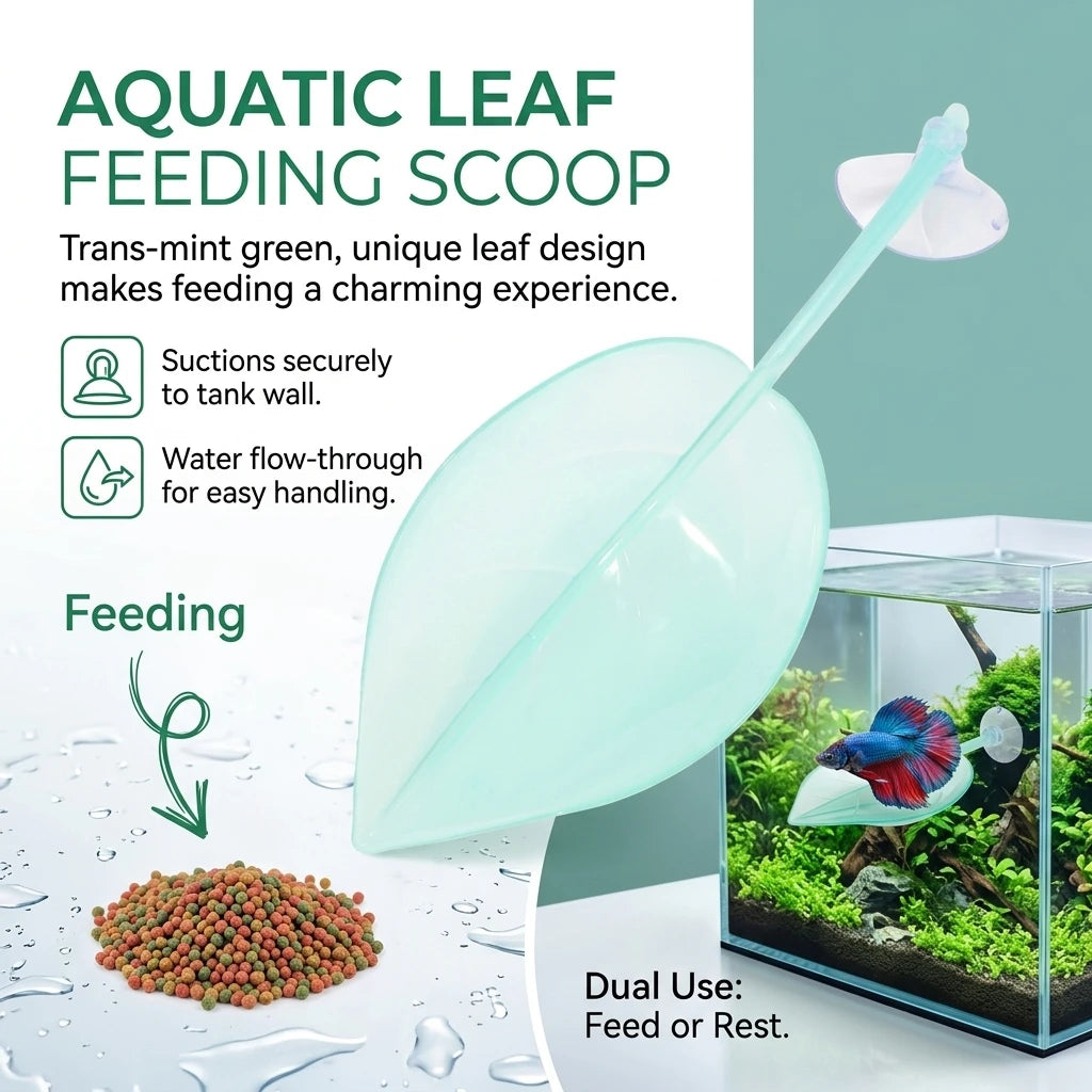 Reptile Hammock with Artificial Plant | Suction Cup Resting Platform for Geckos & Lizards