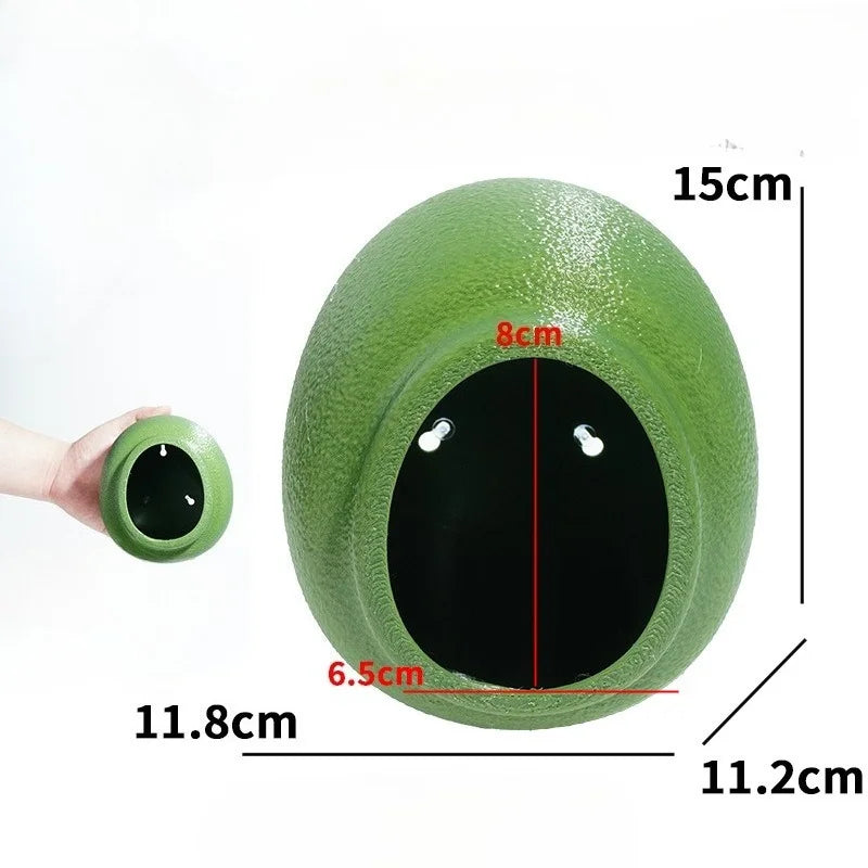 Reptile Hideouts Egg Cave with Suction Cups for Gecko Tree Frog Tarantula Spider Climbing Habitat Terrarium Décor
