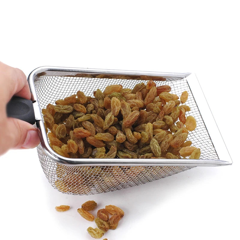 【S】Pet Cleaning Tools Stainless Steel Feces Shovel Net Cat Litter Shovel Reptiles Lizard Sand Shovel Mesh Screen Fecal