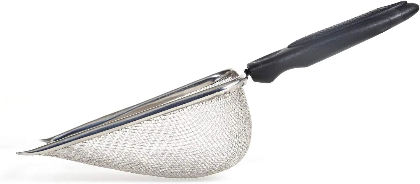 Stainless Steel Reptile Sand Scoop - Fine Mesh for Terrarium Cleaning, Long-Lasting Litter Cleaner