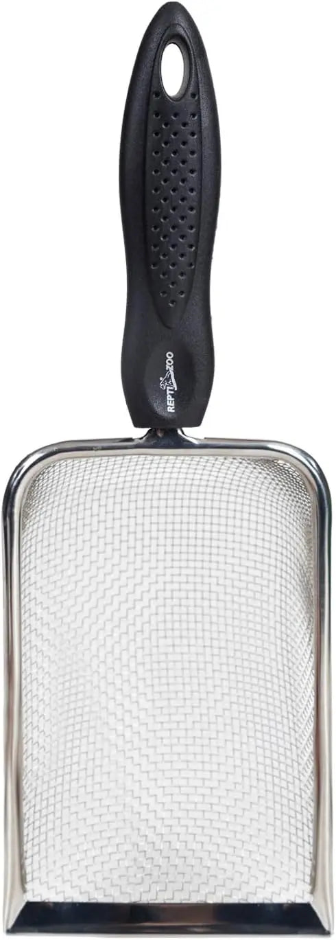 Stainless Steel Reptile Sand Scoop - Fine Mesh for Terrarium Cleaning, Long-Lasting Litter Cleaner