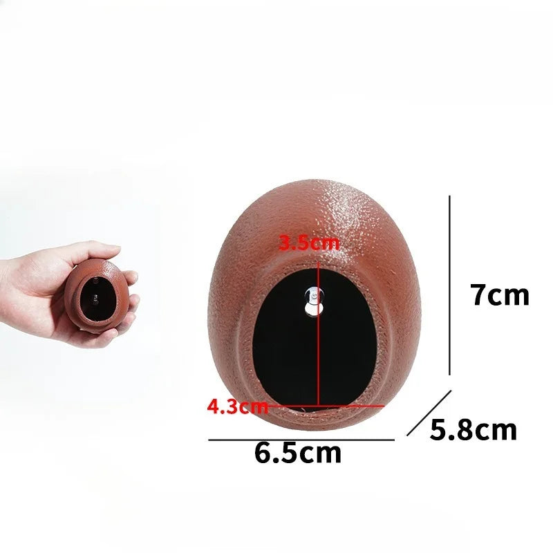 Reptile Hideouts Egg Cave with Suction Cups for Gecko Tree Frog Tarantula Spider Climbing Habitat Terrarium Décor