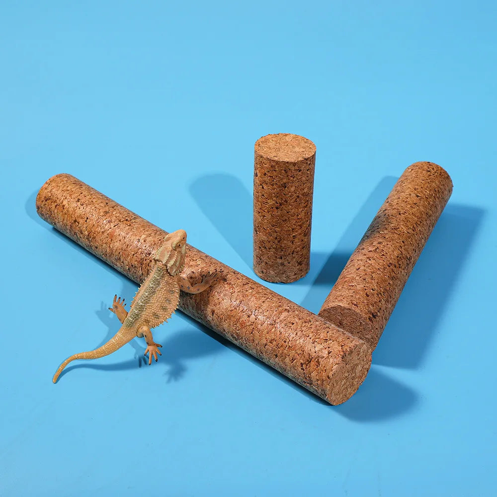 Cork Lizard Climbing Pole Cork Stick Pet Climbing Stick Pet Sports Climbing Stick Natural Cork Eco-friendly Climbing Pole