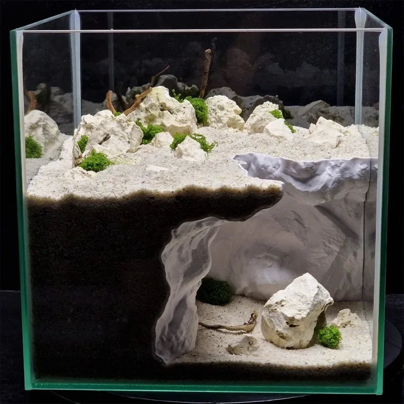 Reptile/Fish Tank Landscaping - Caves,Cliffs,Large Elevation & Natural Simulation